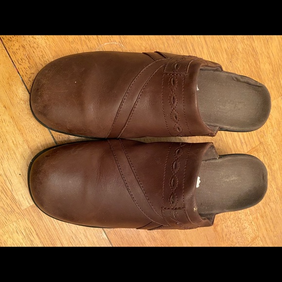 Clark’s leather upper clogs very nice comfy 9W - Picture 10 of 16